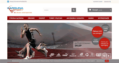 Desktop Screenshot of karolina-sport.pl