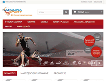 Tablet Screenshot of karolina-sport.pl